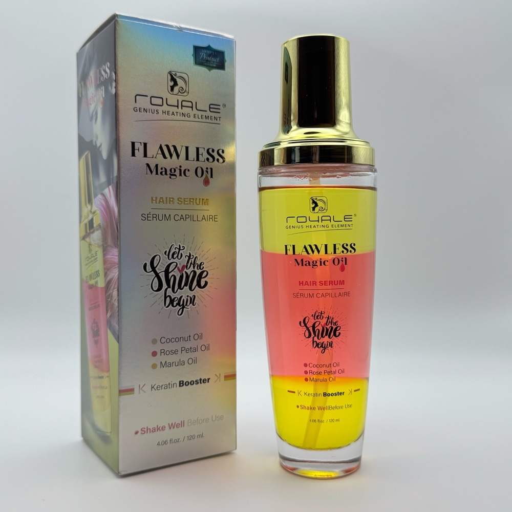 Flawless Magic Oil Hair Serum Coconut, Rose Petal, and Marula Oils